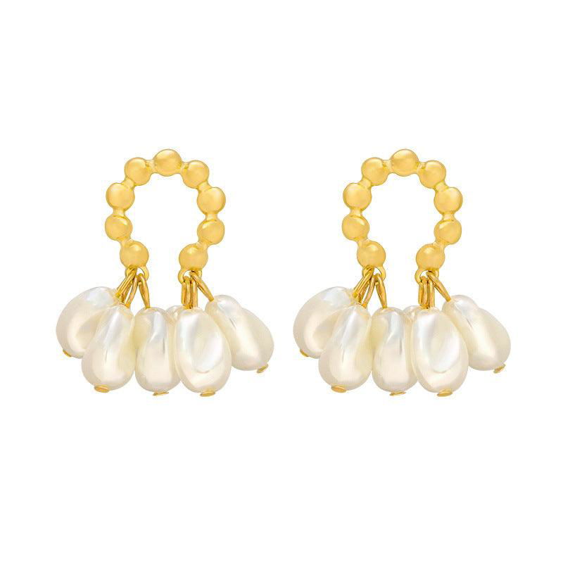 Women's Elegant Baroque Pearl Earrings - Jewelry Trends USA