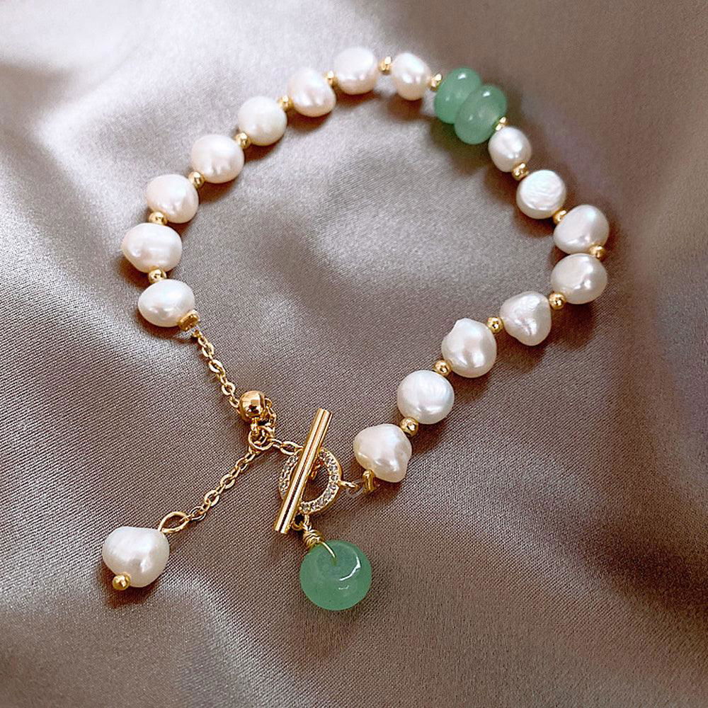 Women’s Irregular Freshwater Pearl Adjustable Bracelet - Jewelry Trends USA