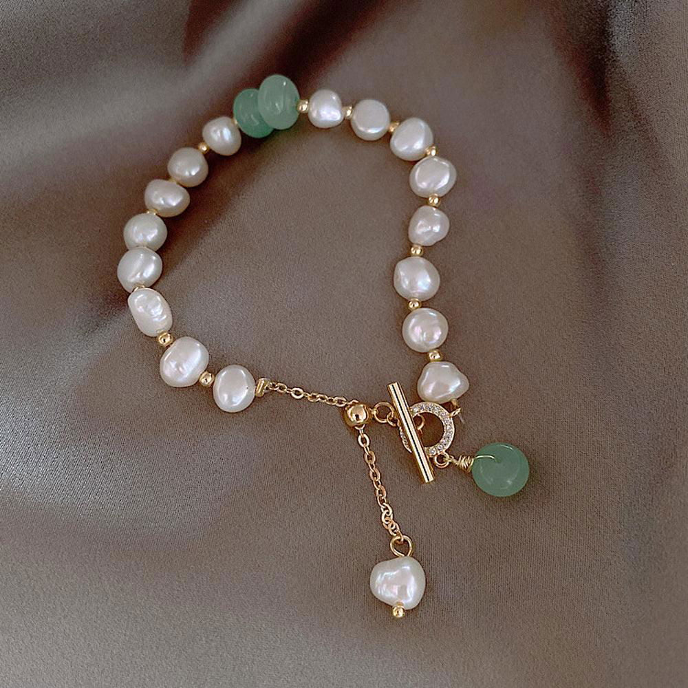Women’s Irregular Freshwater Pearl Adjustable Bracelet - Jewelry Trends USA