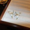Women's Rhinestone Dripped Butterflies Stud Earrings - Jewelry Trends USA