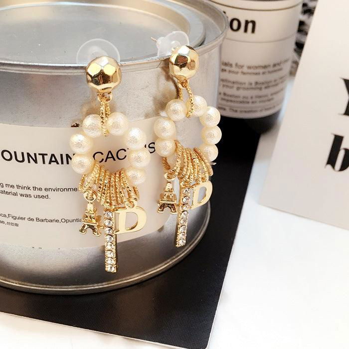 Women's earrings pearl earrings - Jewelry Trends USA