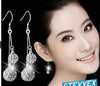 Zircon earring round diamond ball earrings women - Jewelry Trends USA