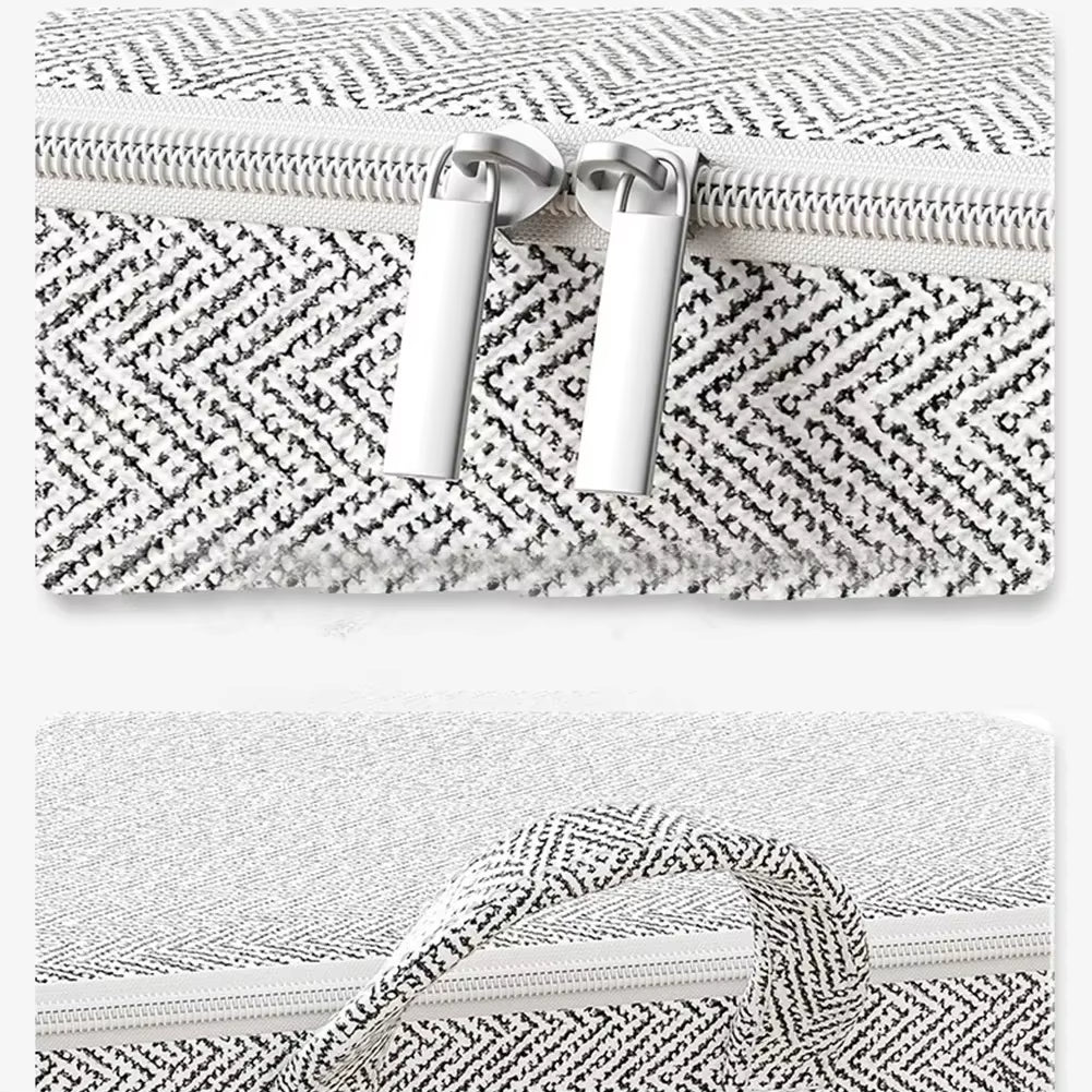 Stereoscopic Storage Boxes Household Storage Boxes with Windows Organizing Boxes Fabric Foldable Large Capacity Closet Storage