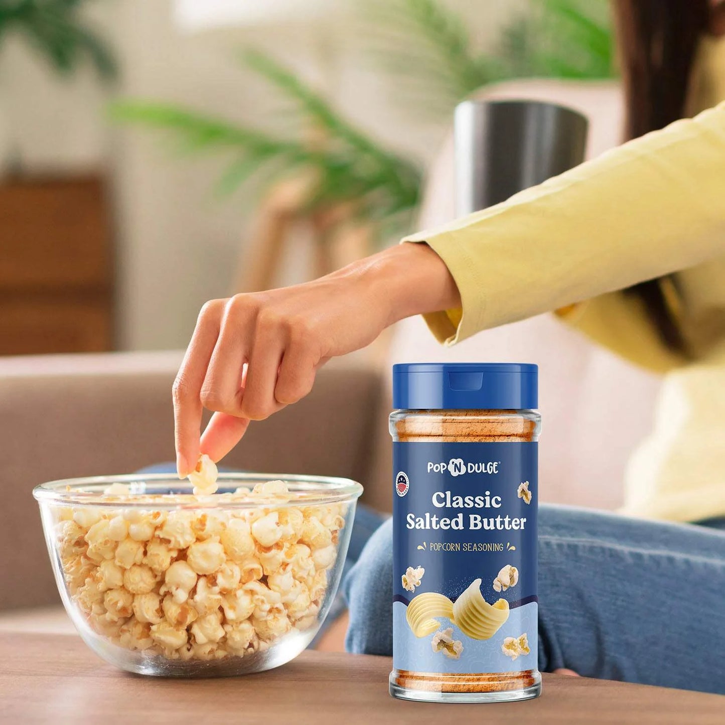 Movie Theater Popcorn Kernels and Seasoning Set
