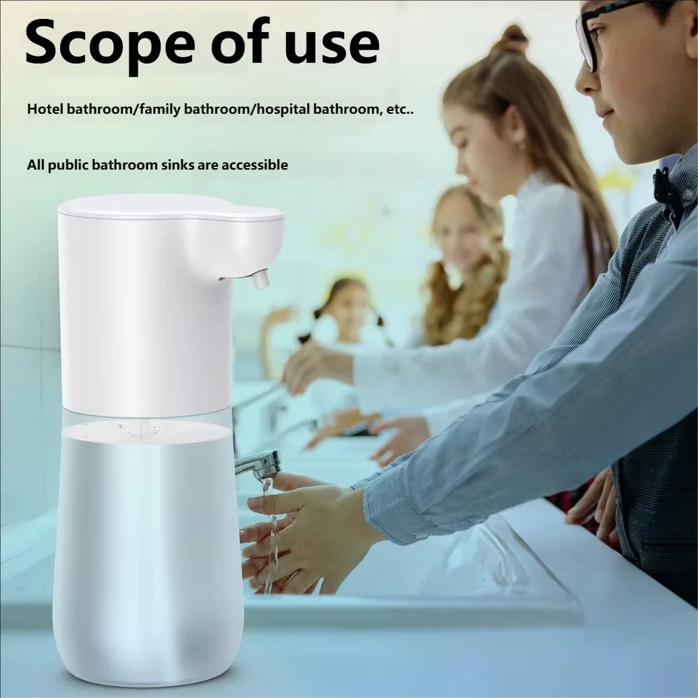 Smart Sensor Automatic Soap Dispenser 350Ml USB Charging Contactless Soap Foam Dispenser Hand Sanitizer Machine