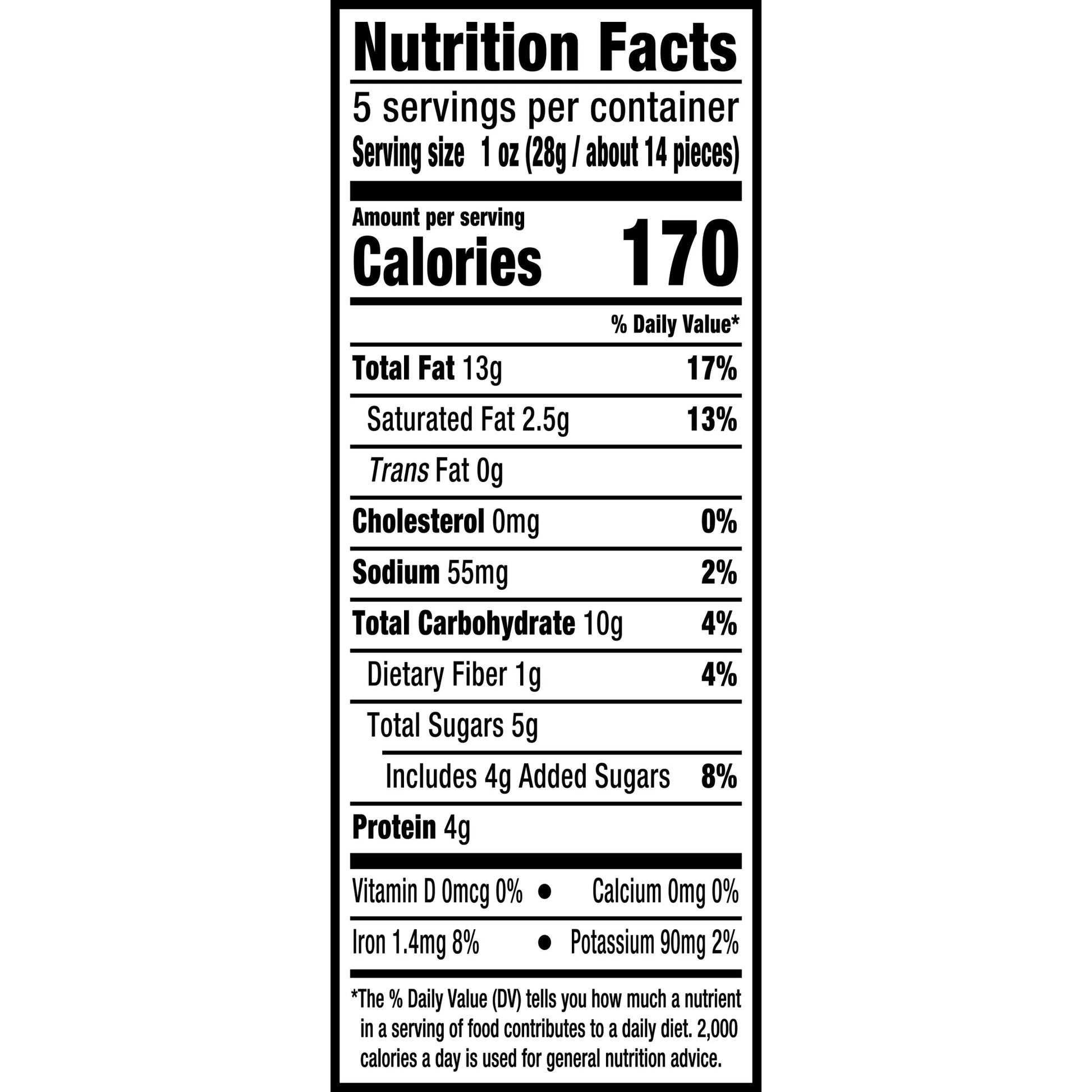 (4 Pack)  Cashews Cinnamon & Brown Sugar, Party Snacks, Plant Based Protein, 5 Oz Bag