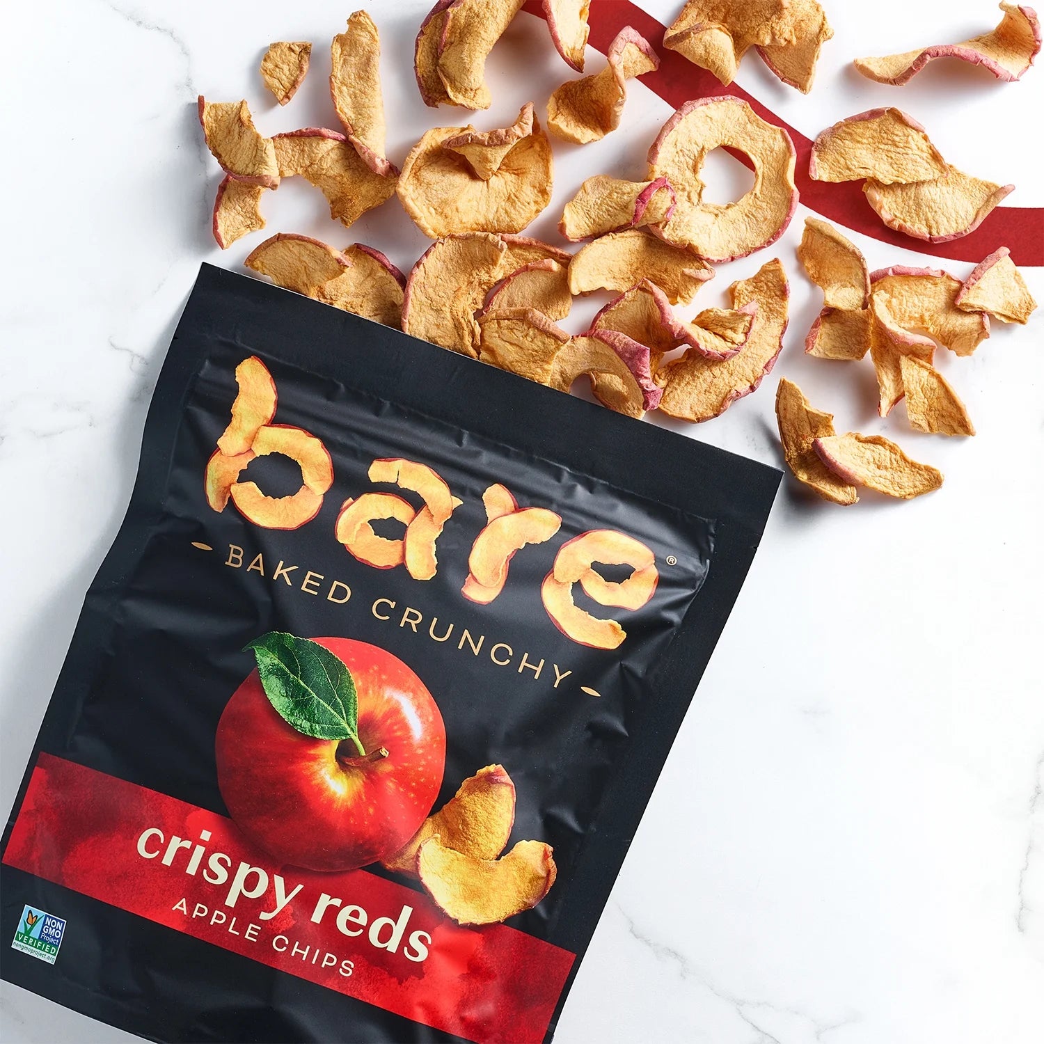 Bare, Baked Crunchy Fruit Chips Snack Pack, 0.53 Oz Bags, 7 Count