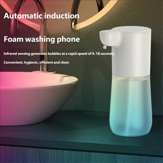 Smart Sensor Automatic Soap Dispenser 350Ml USB Charging Contactless Soap Foam Dispenser Hand Sanitizer Machine