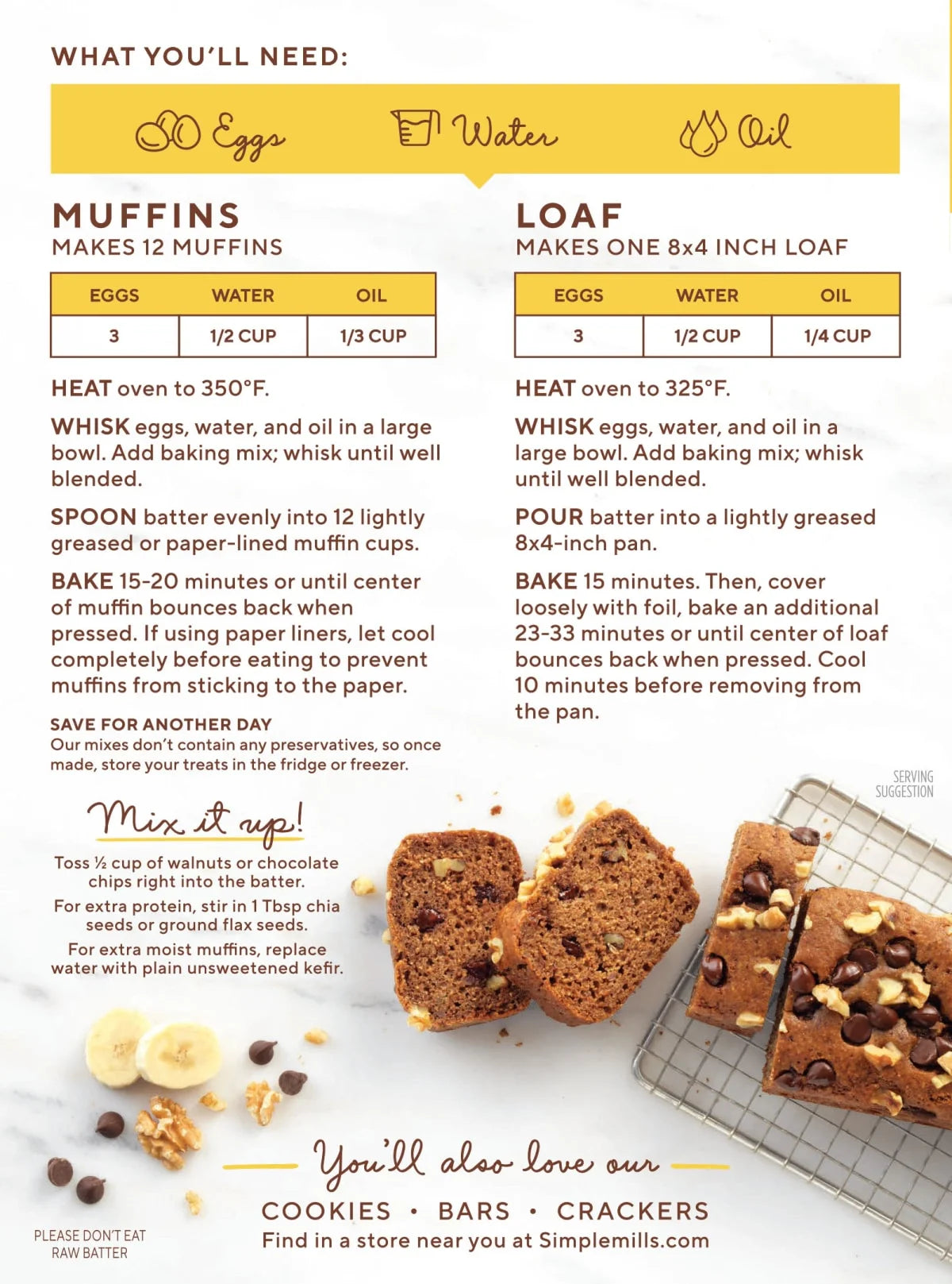 Almond Flour Banana Muffin and Bread Mix, Gluten-Free Baking Mix, 9 Oz Box