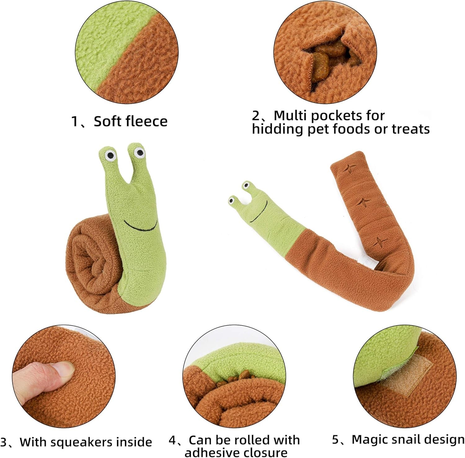 Pet Snuffle Mat for Dogs, Interactive Feed Game for Boredom, Encourages Natural Foraging Skills for Cats Dogs Bowl Travel Use, Dog Treat Dispenser Indoor Outdoor Stress Relief