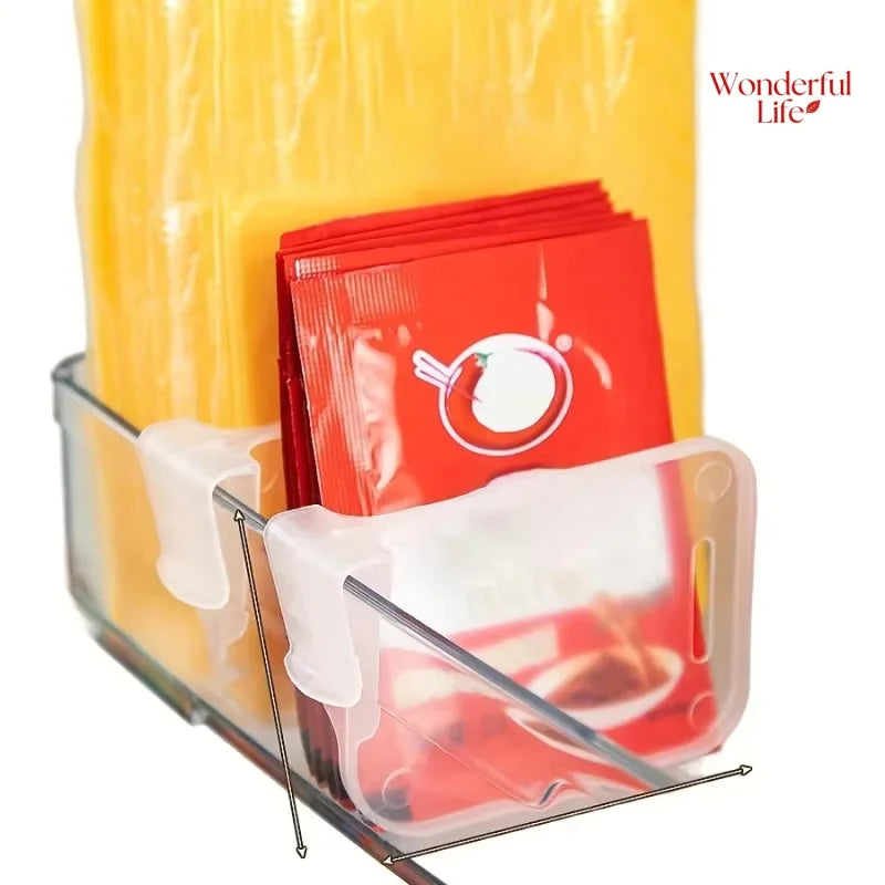 6/8Pcs Home Refrigerator Storage Partition Board Adjustable Fridge Divider Storage Separators Kitchen Bottle Can Shelf Organizer