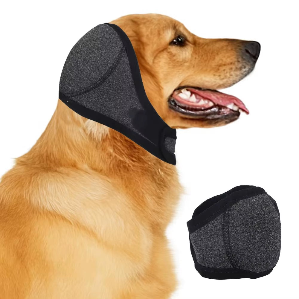 Anti Scare Dog Ear Muffs Noise Reducing Waterproof Head Hood Calming Anxiety Relief Ear Protection Swimming Grooming Fireworks