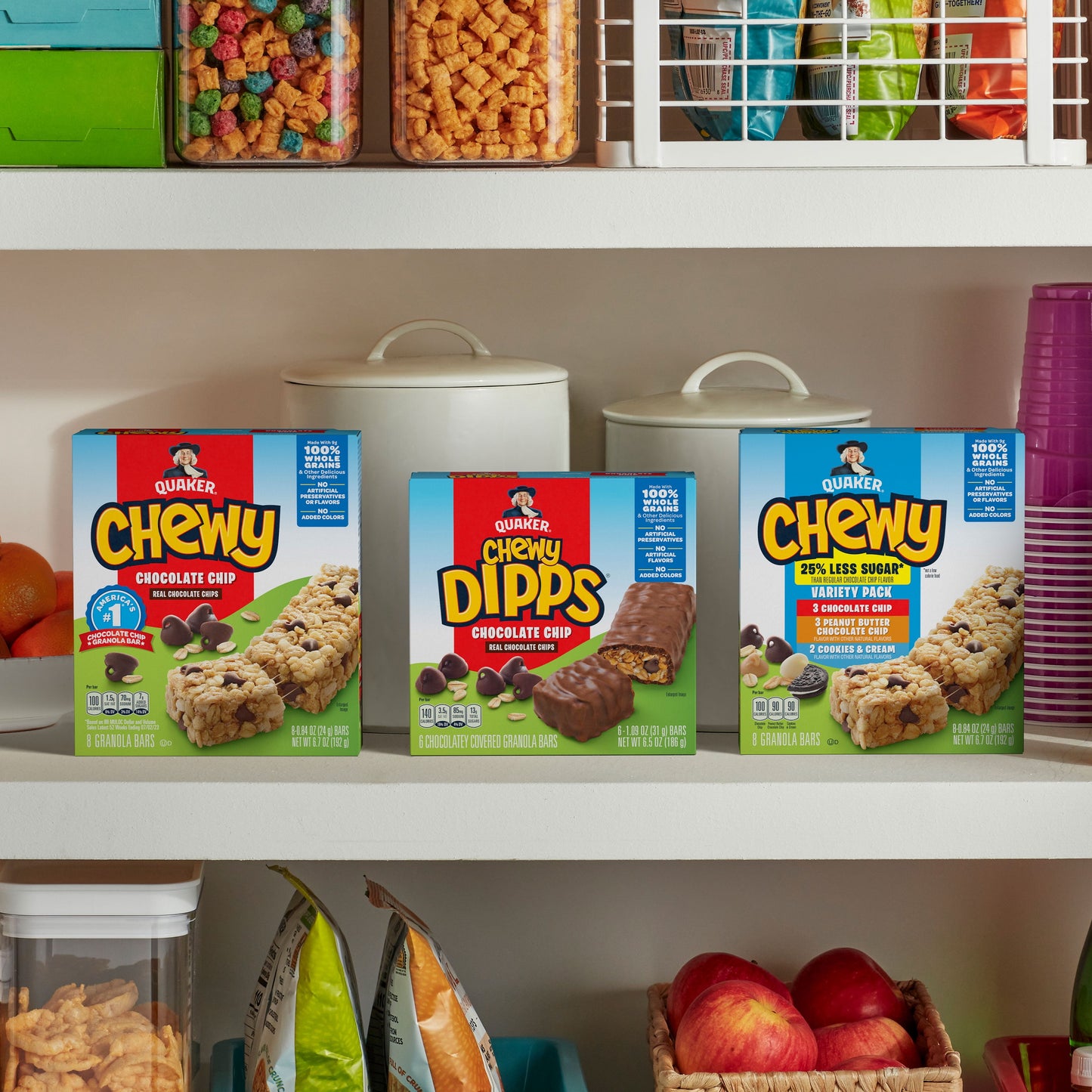 Chewy Granola Bars, Snickerdoodle, 0.84 Oz, 8 Count