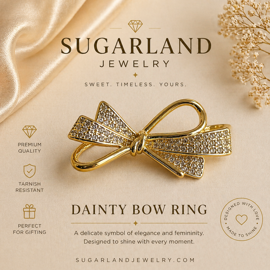 Luxe Bow Statement Ring