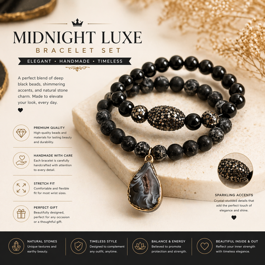 Midnight Luxe Bracelet Set