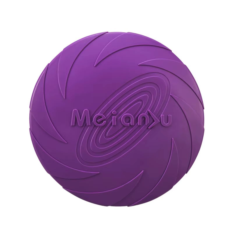 Pet Dog Flying Disk Toy Silicone Dog Cat Toy Dog Game Flying Discs Resistant Chew Puppy Training Interactive Pet Supplies
