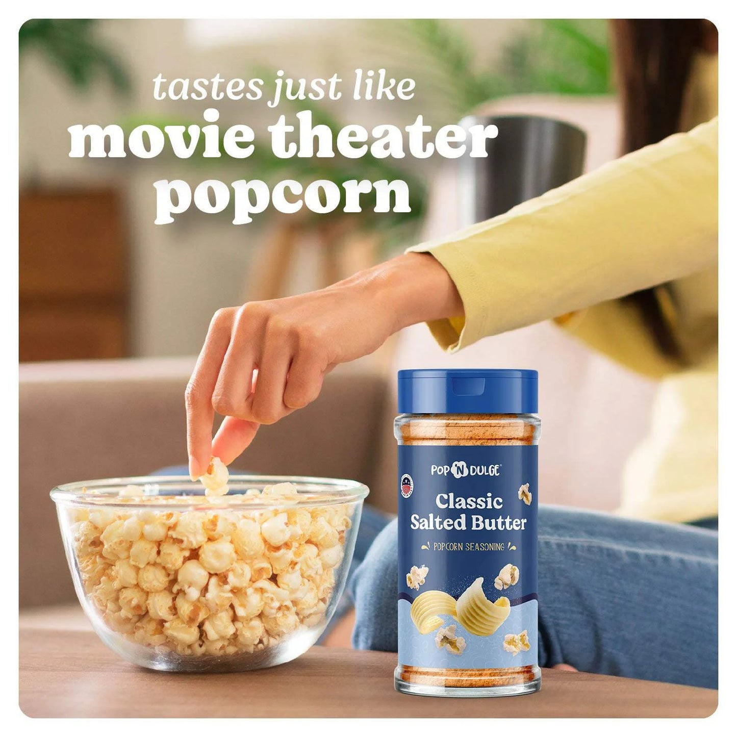 Movie Theater Popcorn Kernels and Seasoning Set