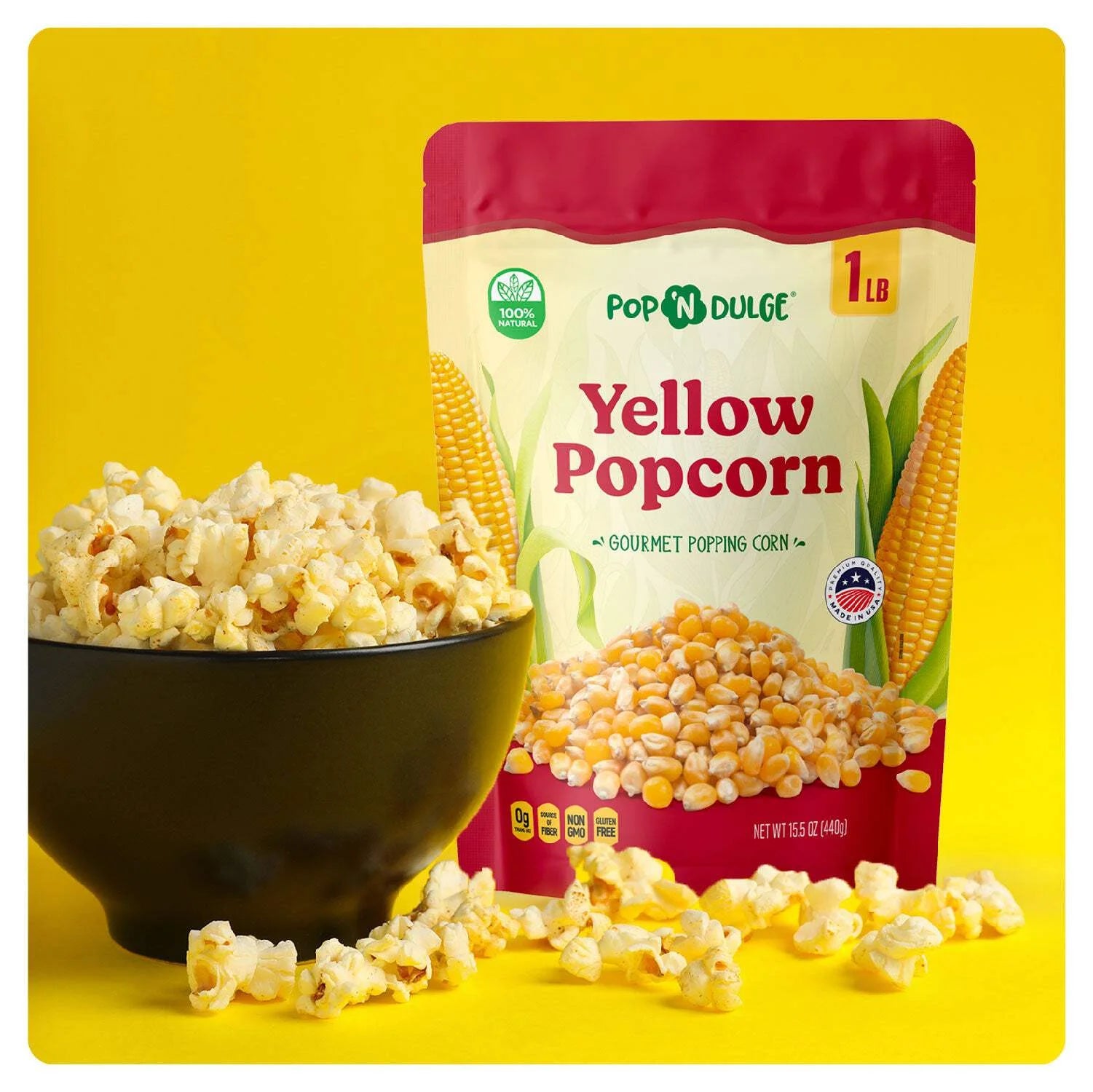 Movie Theater Popcorn Kernels and Seasoning Set