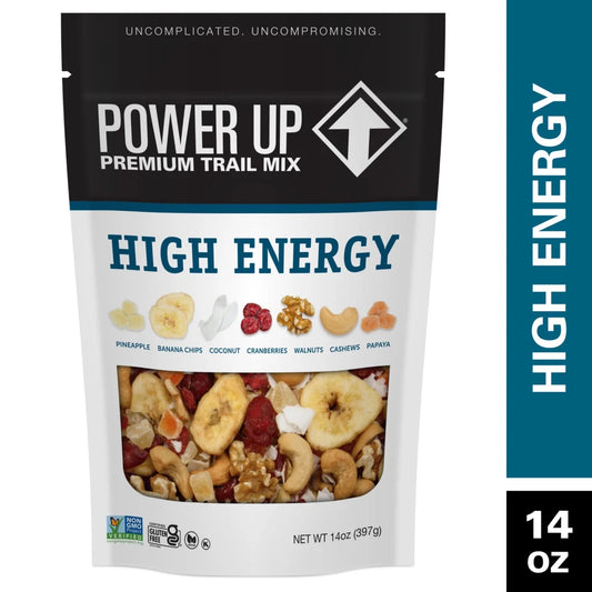 Trail Mix High Energy 14Oz, Gluten Free, Vegan, Non-Gmo