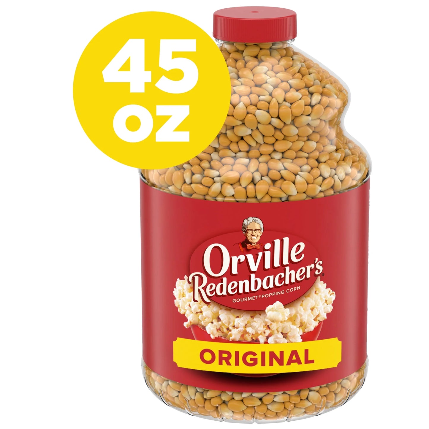 Popcorn Kernels, Yellow Corn, 45 Oz.