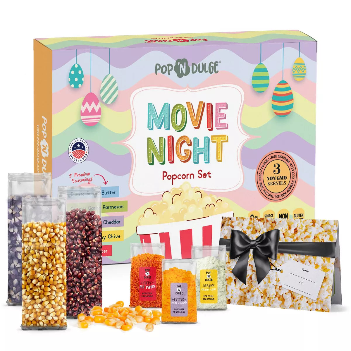 Easter Movie Night Gourmet Popcorn Gift Set