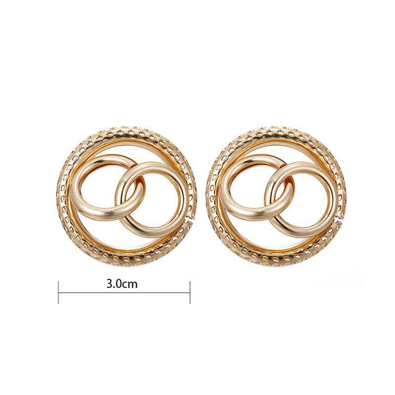 ethnic style geometric plating alloy no inlaid earrings - Jewelry Trends USA