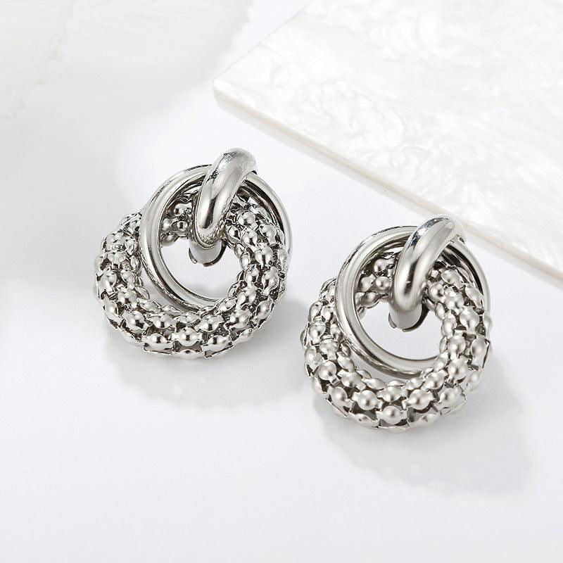 ethnic style geometric plating alloy no inlaid earrings - Jewelry Trends USA