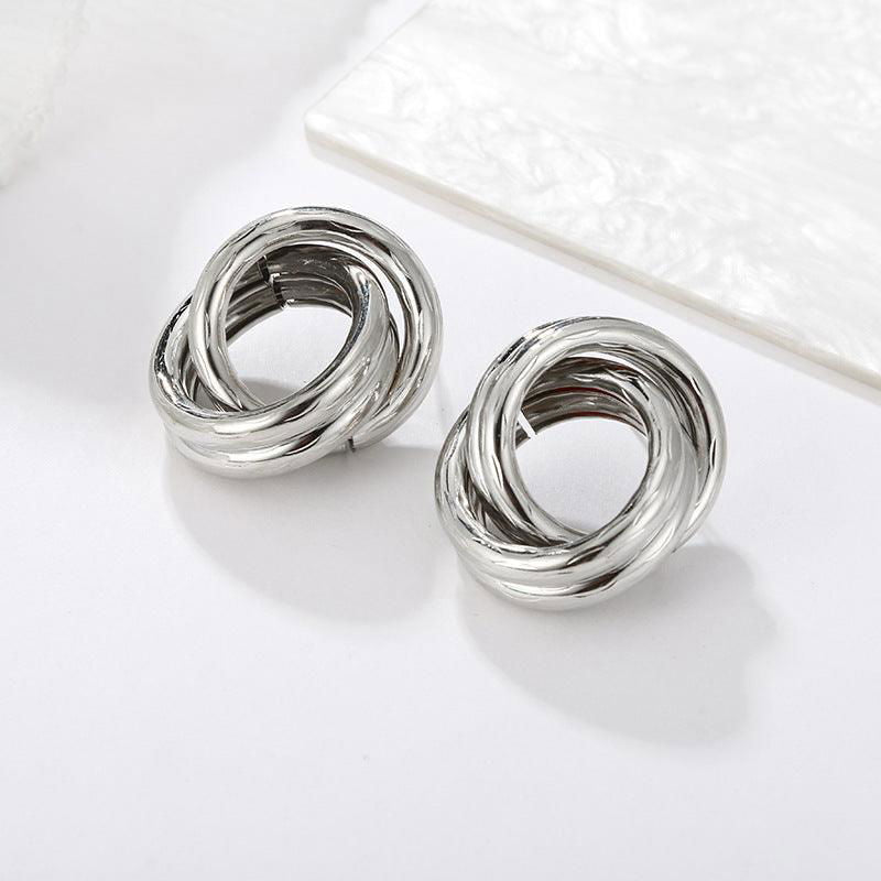 ethnic style geometric plating alloy no inlaid earrings - Jewelry Trends USA