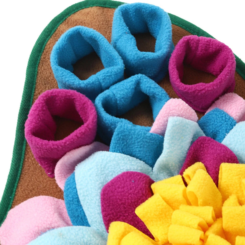 Pet Snuffle Feeding Mat Pet Dog Snuffle Mat Dog Training Pad for Cats Dogs Portable Travel Use for Slow Eating & Smell Training