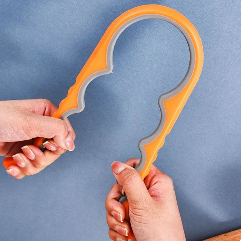Multifunctional 4-In-1 Kitchen Tool Jar Gripper Lid Opener Can Opener Bottle Opener - Easy to Use Home Essential
