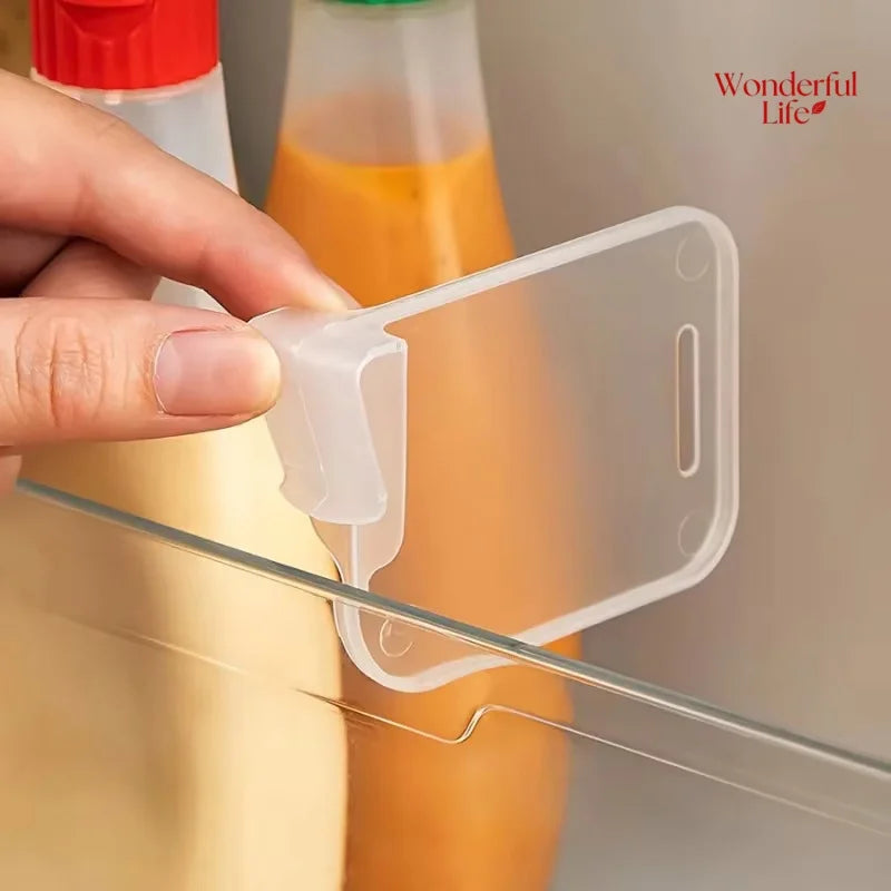 6/8Pcs Home Refrigerator Storage Partition Board Adjustable Fridge Divider Storage Separators Kitchen Bottle Can Shelf Organizer