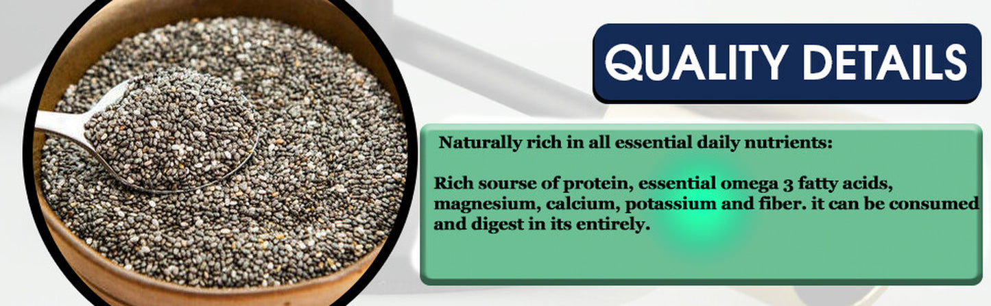 Mayan'S Secret - Chia Seeds Organic 2Lb, Gluten Free, Parve, Vegan, Non GMO