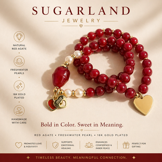 Crimson Love Bracelet Set