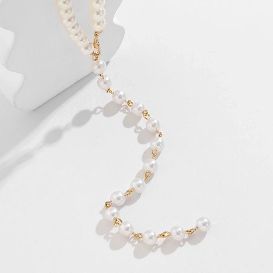 lady baroque style solid color alloy beaded women's pendant necklace - Jewelry Trends USA