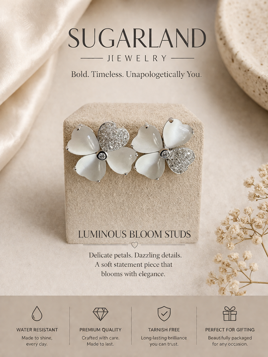 Luminous Bloom Studs