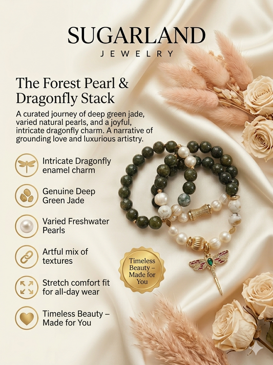 The Forest Pearl & Dragonfly Stack