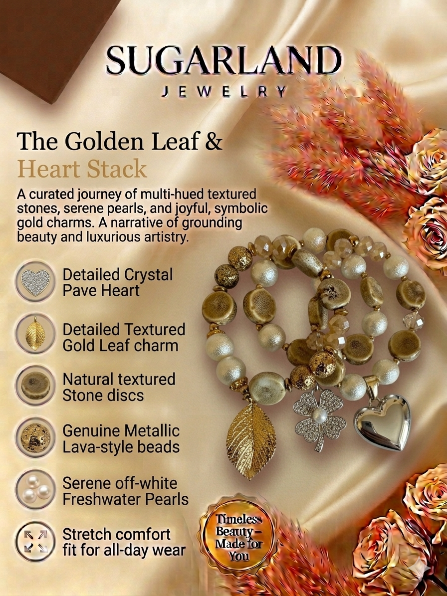 The Golden Leaf & Heart Stack