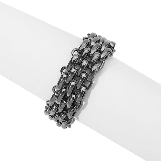 punk simple style geometric alloy  bracelets - Jewelry Trends USA