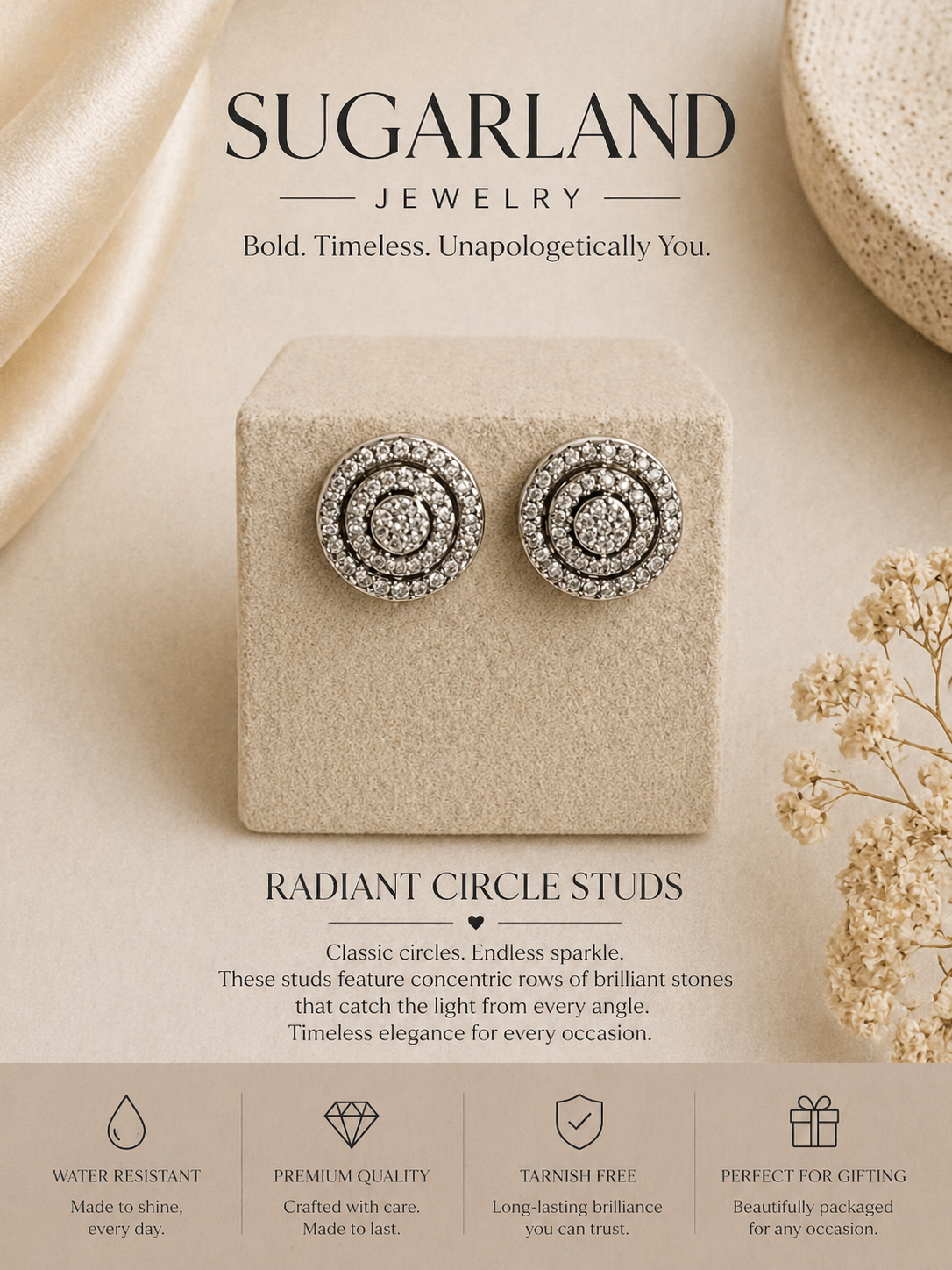 Celestial Spiral Studs