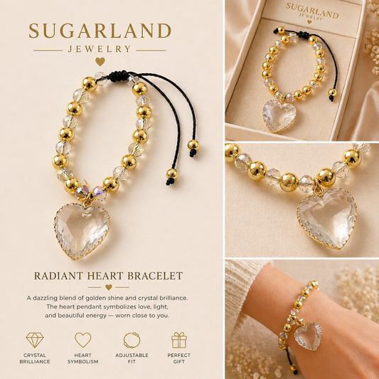 Radiant Heart Crystal Bracelet