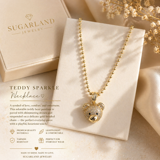 Teddy Sparkle Necklace