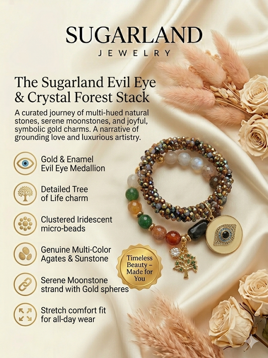 Sugarland Evil Eye & Crystal Forest Stack